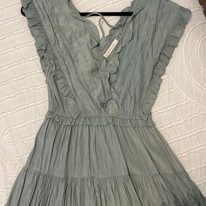 Sage Green dress from Blushing Brunette online boutique